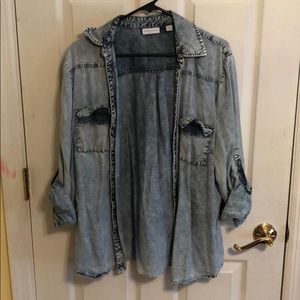 New York and Company “Denim” button up